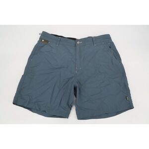 Howler Brothers Horizon 2.0 Hybrid Shorts Mens 38 Petrol Blue Nylon Outdoor 7.5"